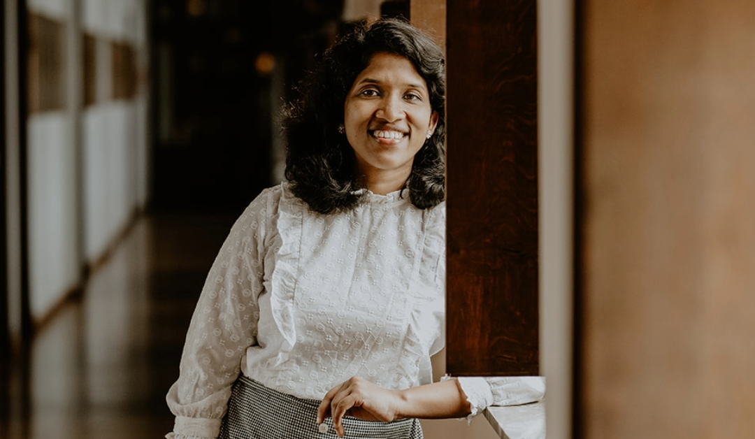 Bincy Mariya at the 2024 UCSIA Summer School - photo by Sigrid Meulemans